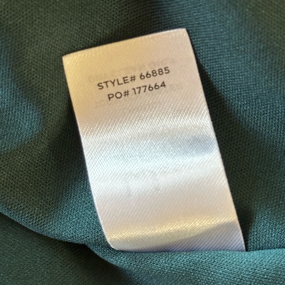 Lulus NWT Thoughts of Hue Emerald Green Surplice Maxi Dress Slit Formal Gown - Picture 8 of 10